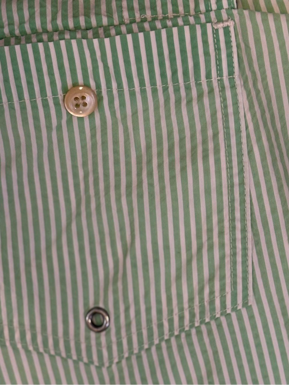 Polo Ralph Lauren Men's Traveler Seersucker Swim Trunks Green Med Old Money Prep - Picture 10 of 12